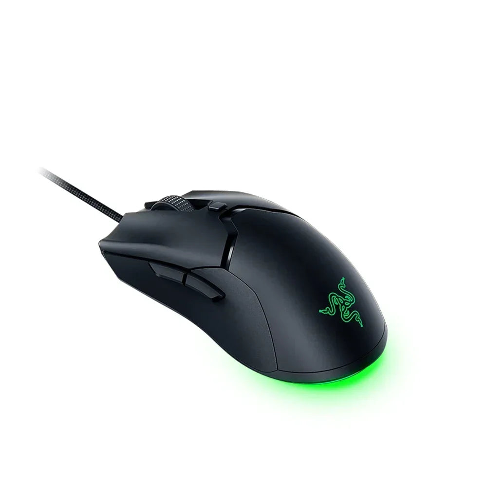Razer NEW YEAR GIFT Thunder Snake Viper Mini Computer Esports Cable Gaming Mouse Laptop RGB Light, Small Hand Mouse