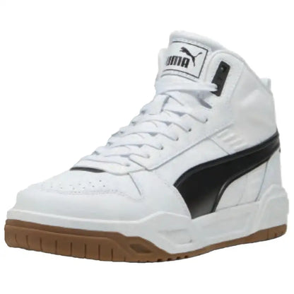 Baskets montantes Puma Rbd Tech Mid, confortables et tendance, blanches 396148-08