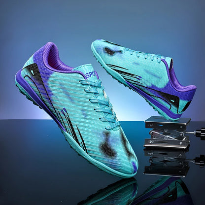 Nouvelles chaussures de Football en plein air pour hommes crampons chaussures de Football professionnelles bottes de terrain de Football pour enfants baskets d'entraînement confortables et antidérapantes