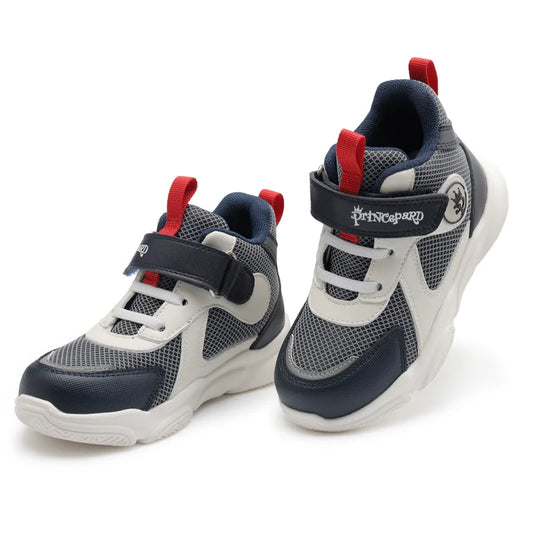 PRINCE PARD Baskets montantes pour enfants, chaussures orthopédiques décontractées, chaussures de sport pour l'école et le tennis, printemps automne, pour pieds plats
