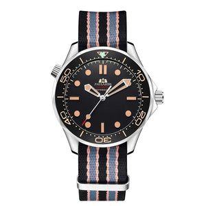 Automatic Watches for Men Mechanical Self Wind Net Stainless Steel Nylon Strap Luxury New Limited Reloj Hombre Baratos