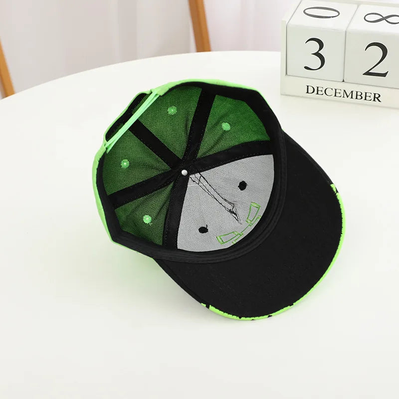 Cyberpunk Game Totem of Undying Hat Cosplay Unisex Pixel BlockBaseball Cap Sun Hat Outdoor Accessories