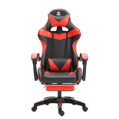 Ergonomic gaming chair, office chair, height adjustable,PU leather computer chair, with headrest and lumbar support, 360° swivel