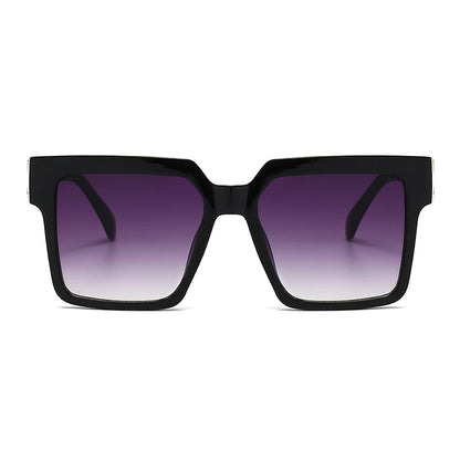 New Luxury Brand Designer Square Oversized Sunglasses Men Women 2024Fashion Thick Frame Glasses Mens UV400 Male Celebrity