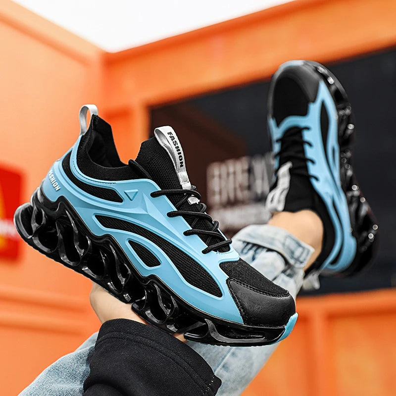 Chaussure Homme Chaussures de course respirantes pour hommes, baskets décontractées pour hommes, chaussures de tennis pour hommes, entraîneur de course, mocassins à la mode, luxe