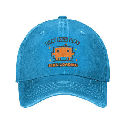 Code Developer Loading Gamer Baseball Cap Vintage Distressed Washed Funny Screen Sun Cap Outdoor Running Golf Adjustable Hat