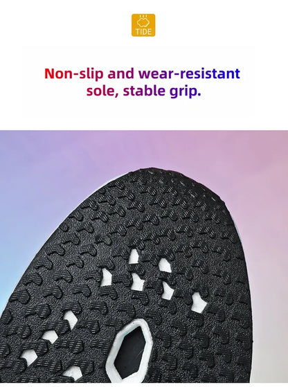 New Men's and Women's Running Shoes Breathable Racing Sports Shoes Carbon Cushion Lightweight Men's Jogging Training Shoes