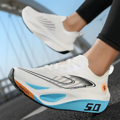 New Sports Shoes for Men&Women, Running Sneakers, Carbon Plate, Male Marathon Racing, Shock-absorbing, Athletics Training Shoes