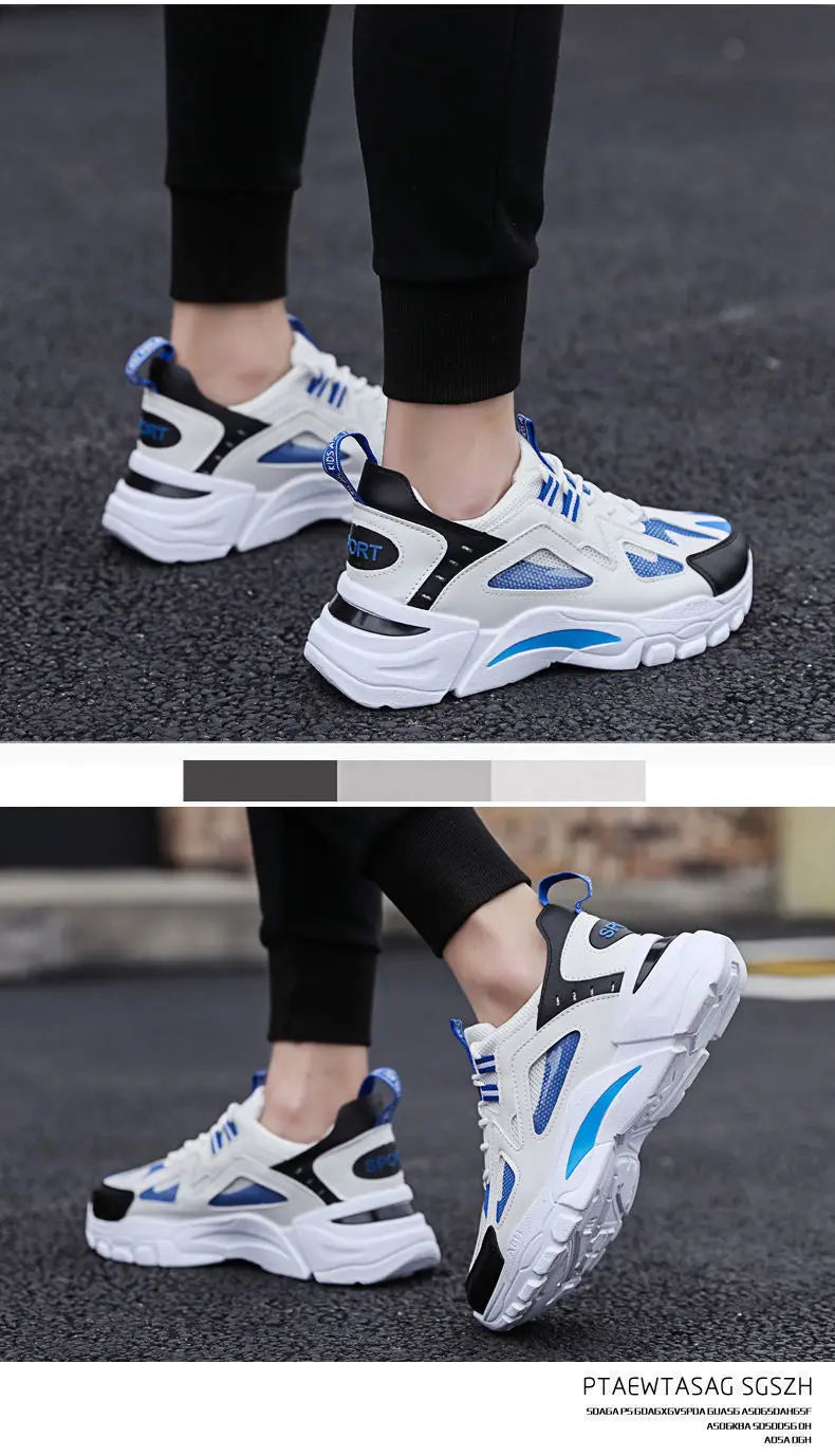 Nuove scarpe casual da uomo per l’outdoor, scarpe sportive alla moda, leggere, comode e traspiranti