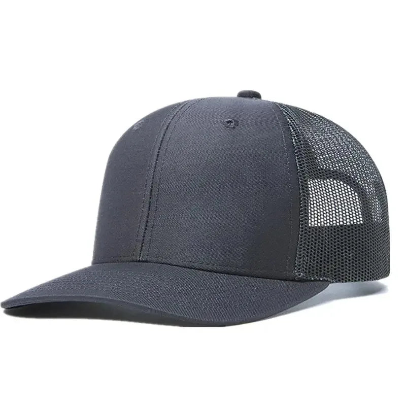 Hot Sale Unisex Cap Slight Curved Brim Style Trucker Hat  Men & Women Casual Outdoor Breathable Summer Cap
