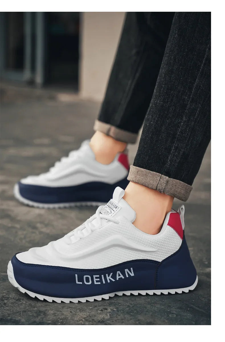 Sapatilhas de Caminhada e Corrida para Homem, Casuais, Leves, para Ténis, Desportivas, Respiráveis, Nova Moda, Tamanho Grande 47
