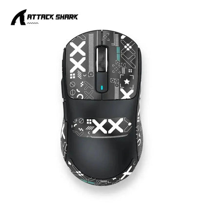 Atack Shark X3 PAW3395 Mouse Lightweight Wireless Gaming Mouse, Tri-Mode Mouse, 26K DPI PAW3395, PC/Laptop/Win/Mac