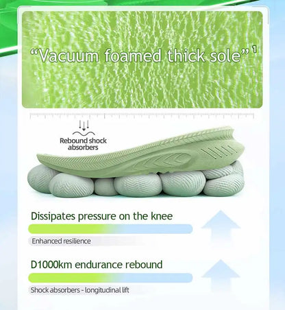 Onemix New Original Men Running Sports Shoes Shock Absorption Soft Lightweight Breathable Mesh Non-slip Cushioning Sneakers