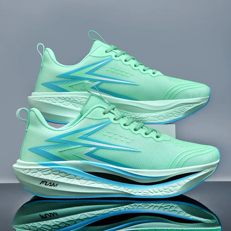 New Running Shoes Men Speciality Marathon Men's Sports Lightweight Carbon Board Women's Comfortable Athletic Nonskid Sneakers