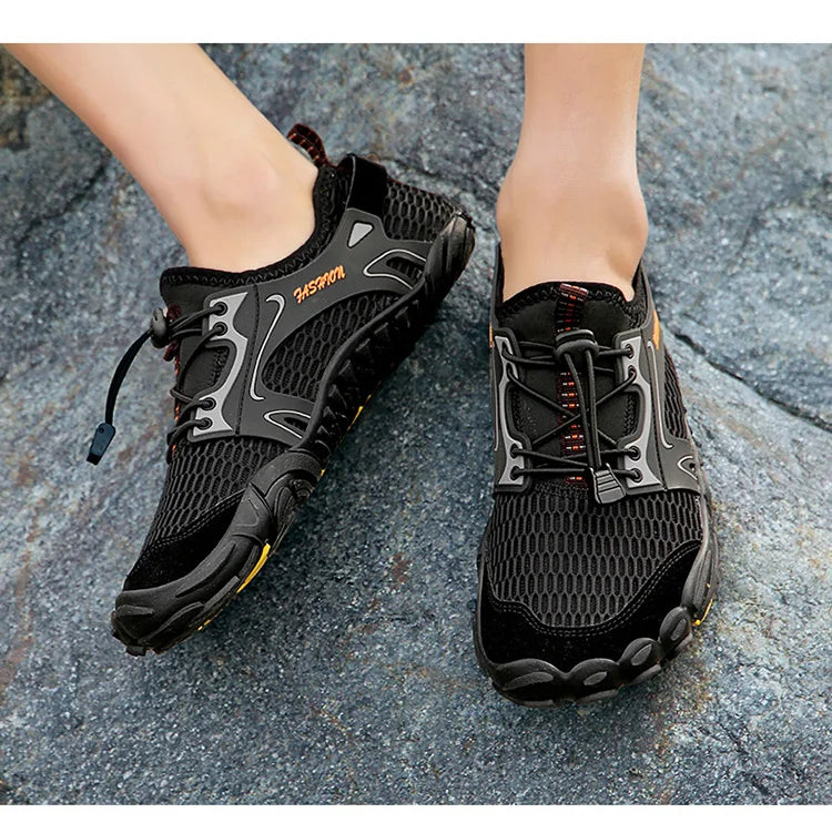 Vandsandaler til mænd, trekking- og vandresko, dræningssko, strandsandaler, hurtigtørrende svømmesandaler, barfodsandaler, dykker-, fiske- og surfesko, sneakers