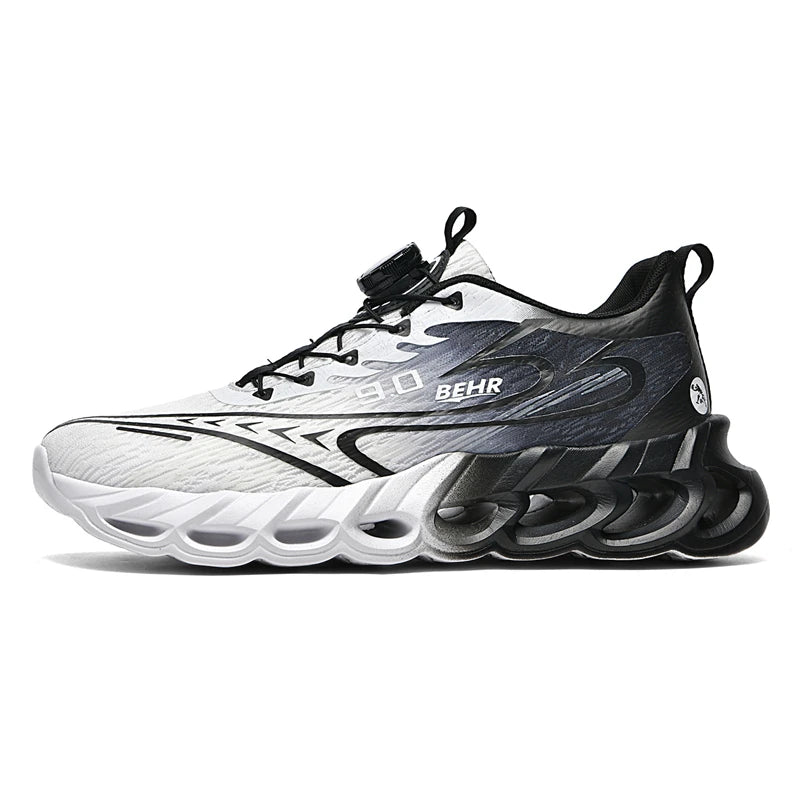 Sneakers unisex leggere con suola morbida e ammortizzante, scarpe da corsa professionali per l’allenamento, nuove scarpe da corsa per l’outdoor con fibbia girevole