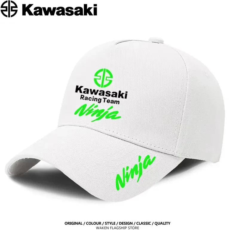 Kawasaki's best-selling duck bill hats, sun hats, competition caps, men's and women's extreme sports fighting baseball caps are