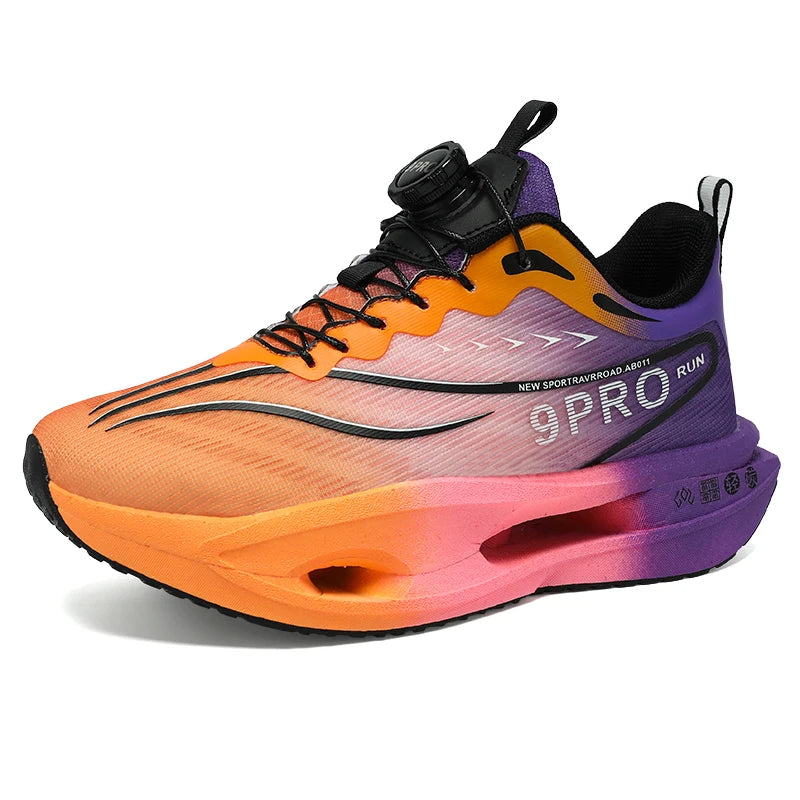 New Men's and Women's Running Shoes Breathable Racing Sports Shoes Carbon Cushion Lightweight Men's Jogging Training Shoes