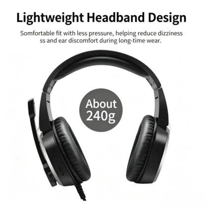 Casque de jeu A1 PUBG 7.1 canaux, prise jack 3,5 mm, casque supra-auriculaire pour ordinateur de bureau
