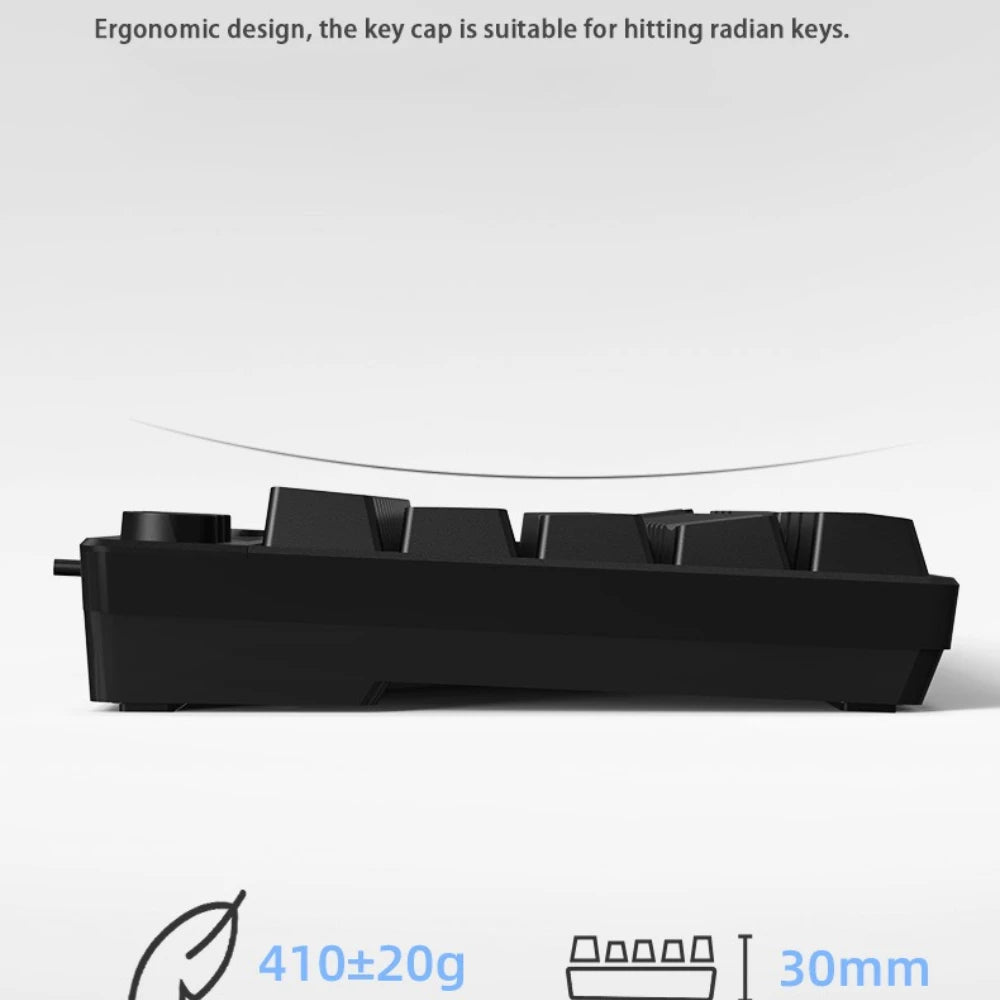 AULA F3061 Wired RGB Gaming Keyboard Membrane Keyboard 60% Gamer PC Keyboard USB Cute Keyboard