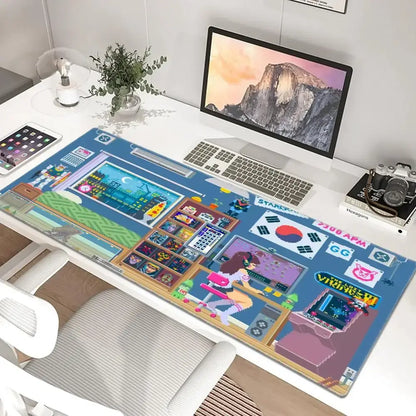 Anime Gaming Girl Overwatch Large Mouse Pad 900x400 Laptop Office Rubber Soft Desk Mat Computer Keyboard HD Print Mousepad Xxl