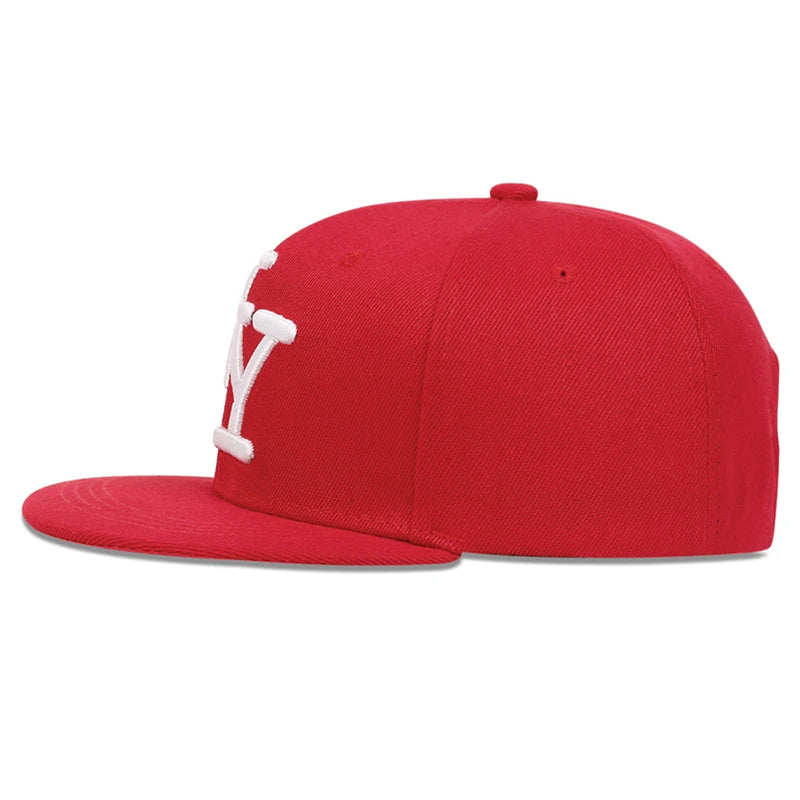 Unisex betűhímzéses hip-hop sapkák tavasz-ősz szabadtéri állítható alkalmi baseball sapkák napvédő sapka
