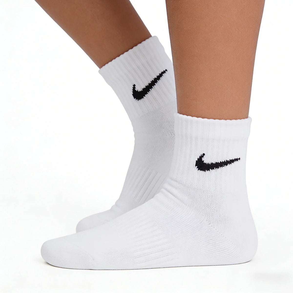 Nike Socks Nike Basketball Thickened Socks Sports Long Socks with Dri-FIT Technology for Breathability 3-Pack SX7667-100