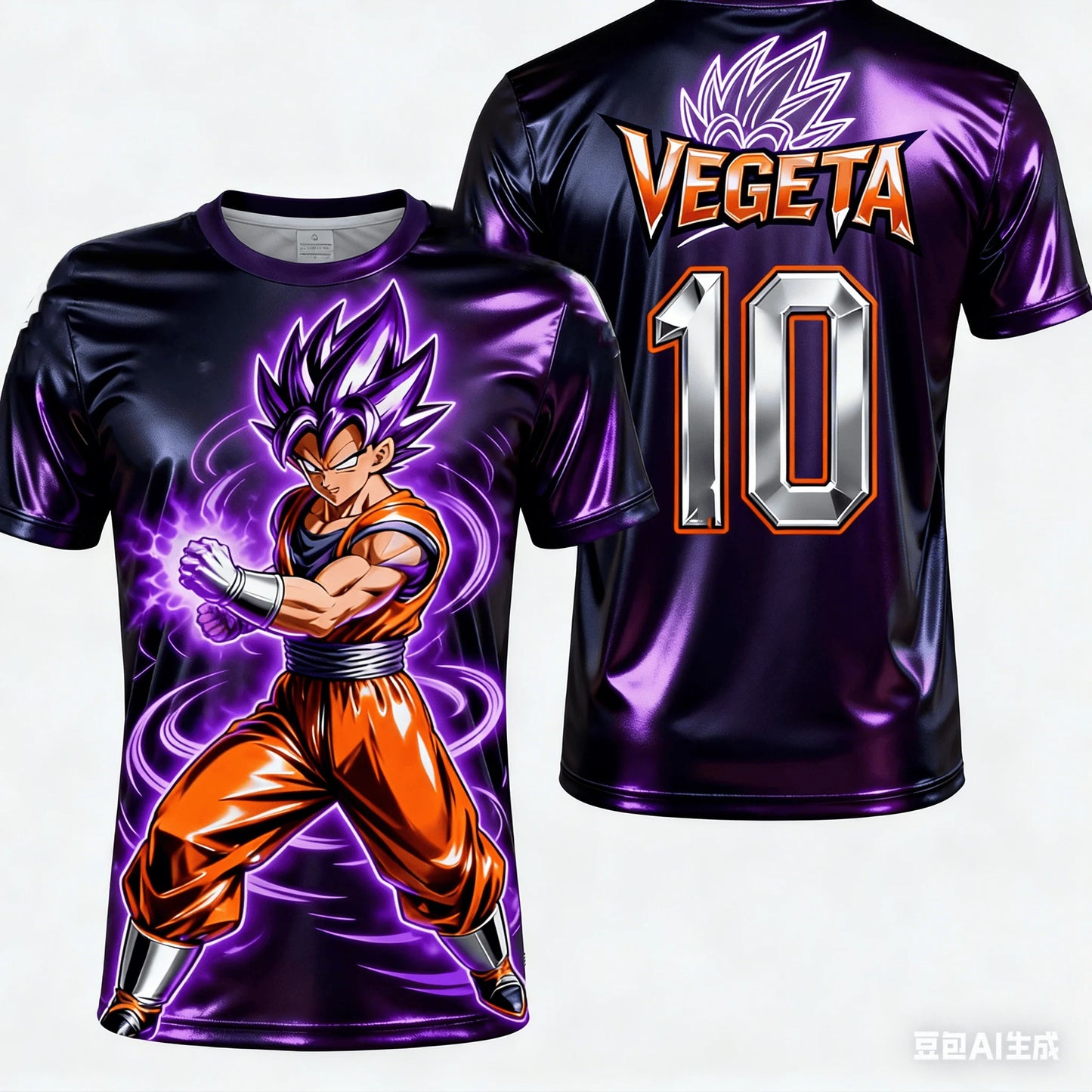 026 Summer Dragon Ball  T-Shirt Oversized Vegeta Super Saiyan 3D Print Gym Streetwear Breathable Unisex Tee for Adults Kids
