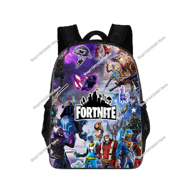 Fortnites SchoolBags Boys Girls Backpacks Large-capacity Knapsack High-quality Bookbags Fortress Night Figure Laptop Bag Gift