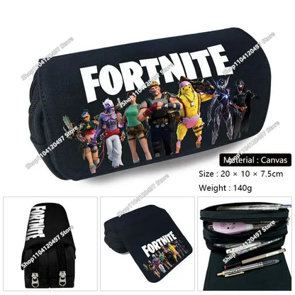 Estojo Escolar de Grande Capacidade Victory Royale para Rapazes e Raparigas, Fortnite Peely Llama Hero, Caixa para Canetas para Crianças e Adolescentes