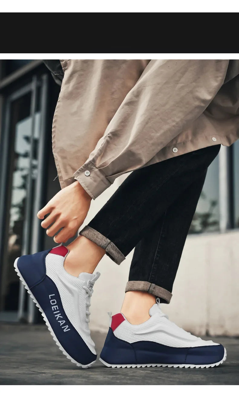 Sapatilhas de Caminhada e Corrida para Homem, Casuais, Leves, para Ténis, Desportivas, Respiráveis, Nova Moda, Tamanho Grande 47