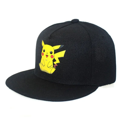 Anime Figure Pokemon Baseball Cap Pikachu Hat Adjustable Pokemon Cosplay Hip Hop Cartoon Adult Hats Boy Girl Kids Birthday Gifts