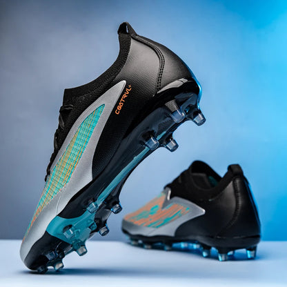 Men Soccer Cleats Breathable Lightweight Football Boots Anti-Slip Training Shoes Outdoor Sport Sneakers