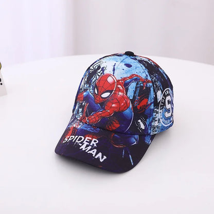 Avengers Iron Man Spiderman Hulk Captain America Baseball cap Cosplay Hat Kids Child Canvas Embroidery Hat Peaked Cap Adjustable