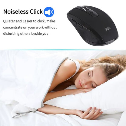 2.4G Wireless Mouse 6 Buttons Noiseless USB Type C 800/1200/1600 DPI Gaming Mouse with Type-C Receiver