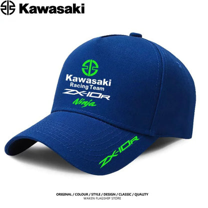 Kawasaki's best-selling duck bill hats, sun hats, competition caps, men's and women's extreme sports fighting baseball caps are