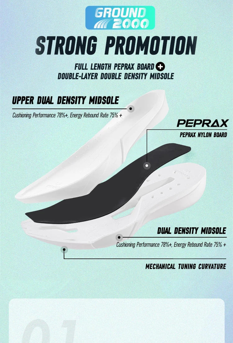 IRUNSVAN Carbonfaser-Sneaker – Laufschuhe für Anfänger und Fortgeschrittene – atmungsaktiv und bequem – Trainingsschuhe mit dicker Sohle – Unisex 130