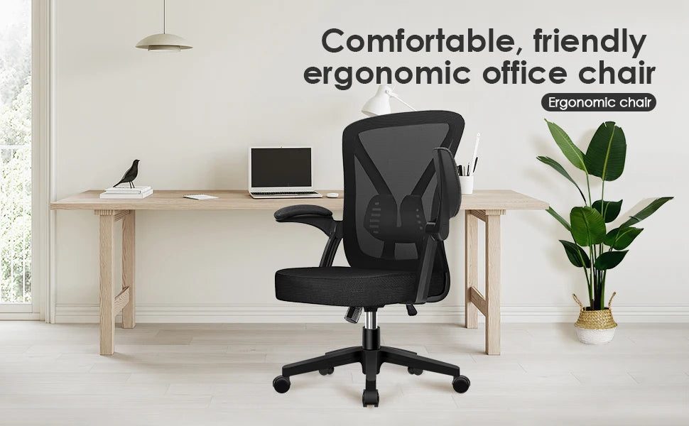 Daccormax Office chair Ergonomic Reclining 90°-125°, Desk chair with Lumbar Support, Computer chair Adjustable, living room chairs