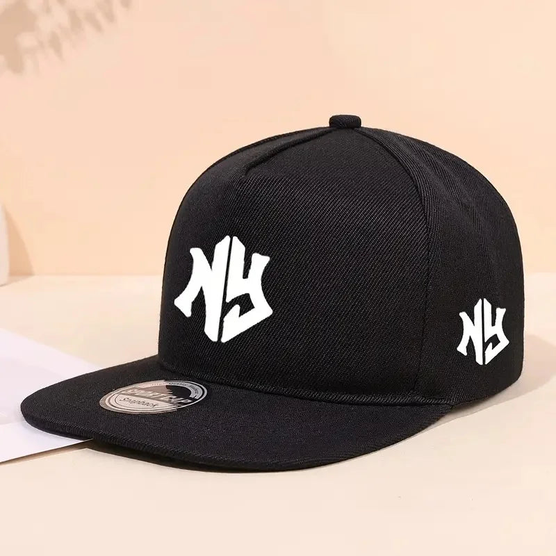 Neutral letter printed baseball cap for spring and autumn outdoor adjustable casual hip-hop truck cap sun protection hat
