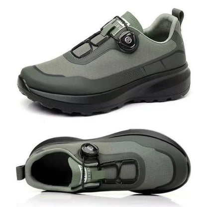 Original New Men Rotating-button Driving Sneakers Platform Casual Walking Shoes Outdoor Wear-resistant Running Sports Shoes Plus