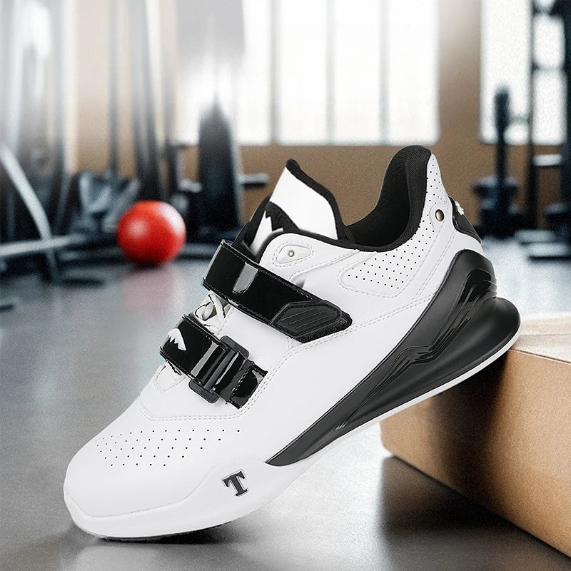 Scarpe professionali da sollevamento pesi, comode scarpe da squat indoor, scarpe sportive resistenti antiscivolo per sollevamento pesi e stacco duro