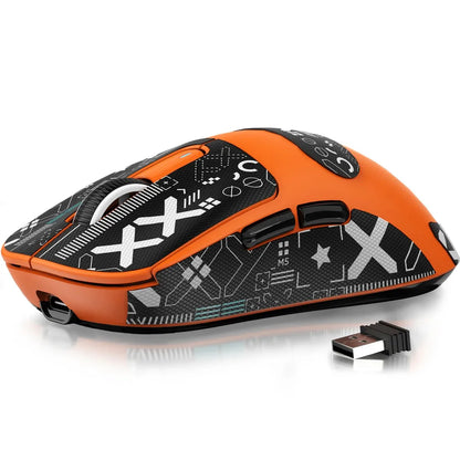 ATTACK SHARK X3/X3PRO 4K/8K trådlös gamingmus, 26K DPI, tri-mode (trådbunden/2.4GHz/BT5.2), lätt, PAW3395-sensor för gamers