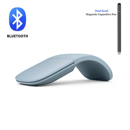 Bluetooth Arc Touch Mouse For Microsoft Surface Wireless Ergonomic Mouse Computer 3D Silent Laser Mice For Laptop PC Windows