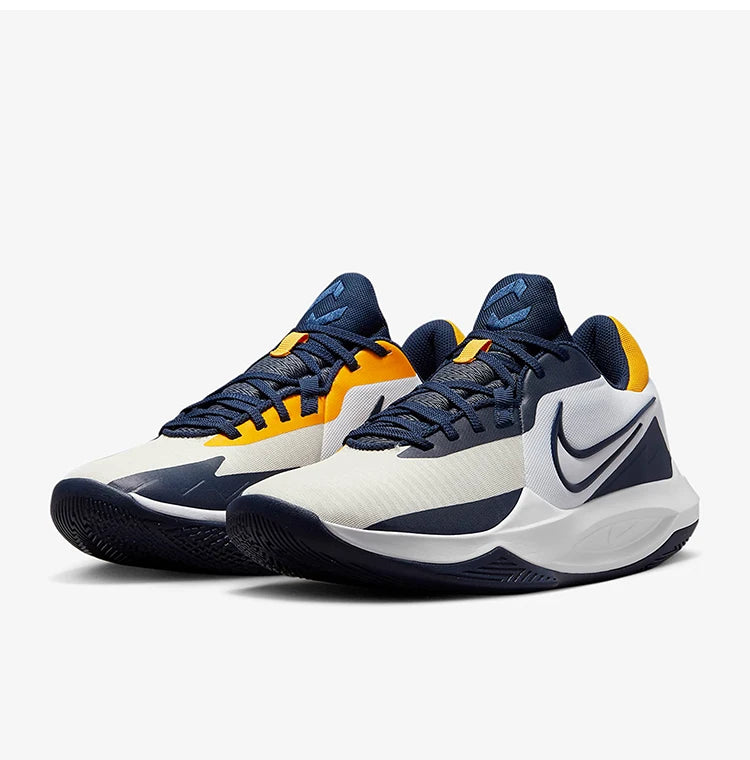 Nike genuine Precision 5 Men's Low-Top Basketball Shoes DD9535-101