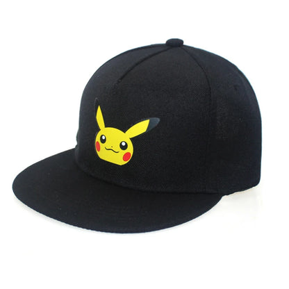 Anime Figure Pokemon Baseball Cap Pikachu Hat Adjustable Pokemon Cosplay Hip Hop Cartoon Adult Hats Boy Girl Kids Birthday Gifts