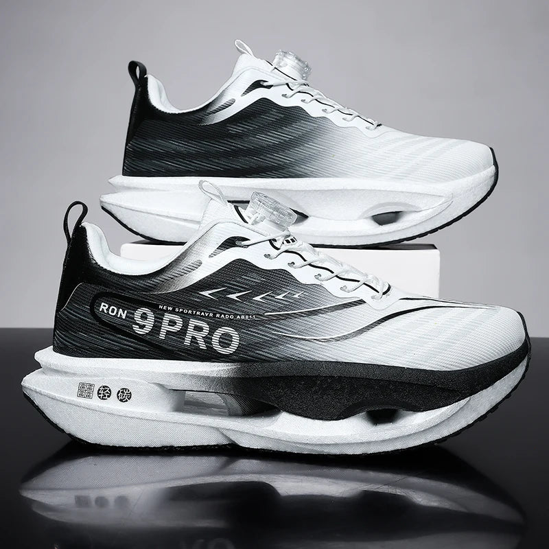 New Men's and Women's Running Shoes Breathable Racing Sports Shoes Carbon Cushion Lightweight Men's Jogging Training Shoes