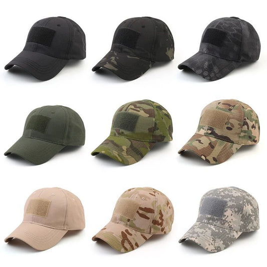 Fashion Baseball Caps for Men Women Camouflage Soldier Combat Paintball Adjustable Summer Hiking Fishing Snapback Sun Hat Unisex
