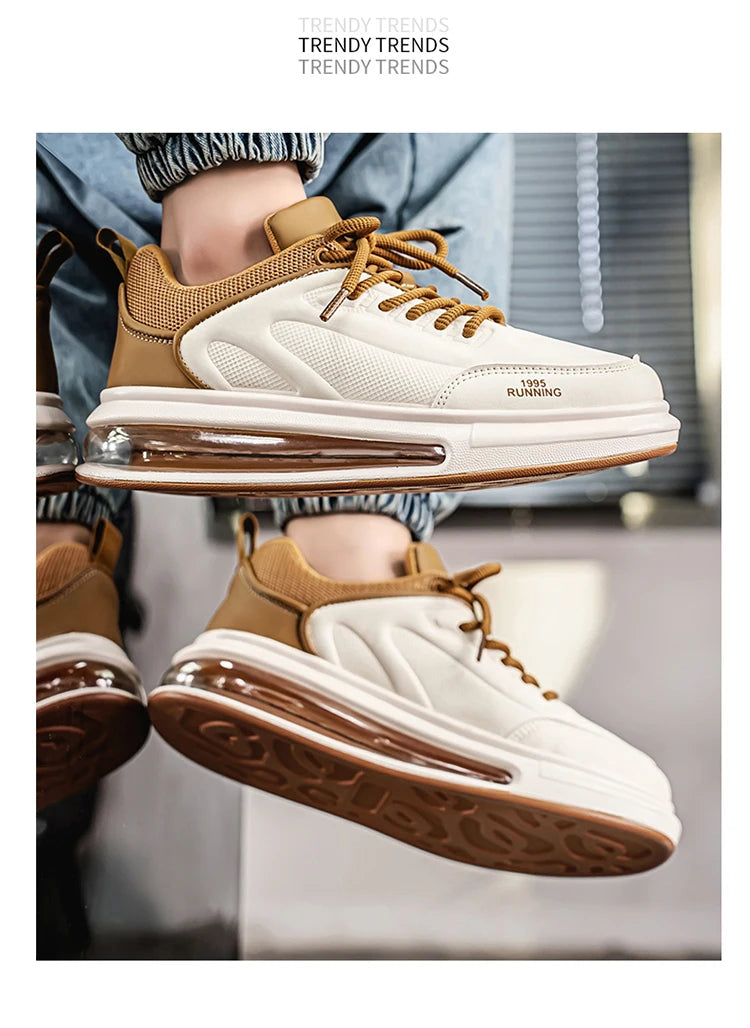 Men's Casual Sneakers, Luxury Trainer Shoes, Breathable Race Running Shoes, Fashion Loafers for Men.