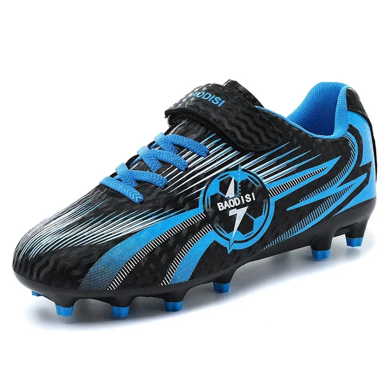 Chaussures de football originales à crampons pour cheville, nouvelles chaussures de football pour enfants, chaussures de futsal, baskets rapides pour intérieur, chaussures de sport pour terrain de société, chaussures de f