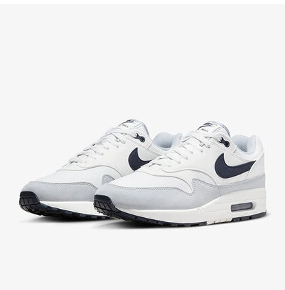 Nike Air Max 1 genuíno para homem, sapatilha desportiva retro de cano baixo com amortecimento Air FD9082-002